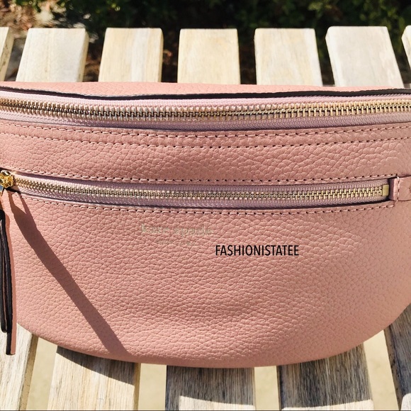 Kate spade large belt bag flapper pink fanny pack - Picture 2 of 8